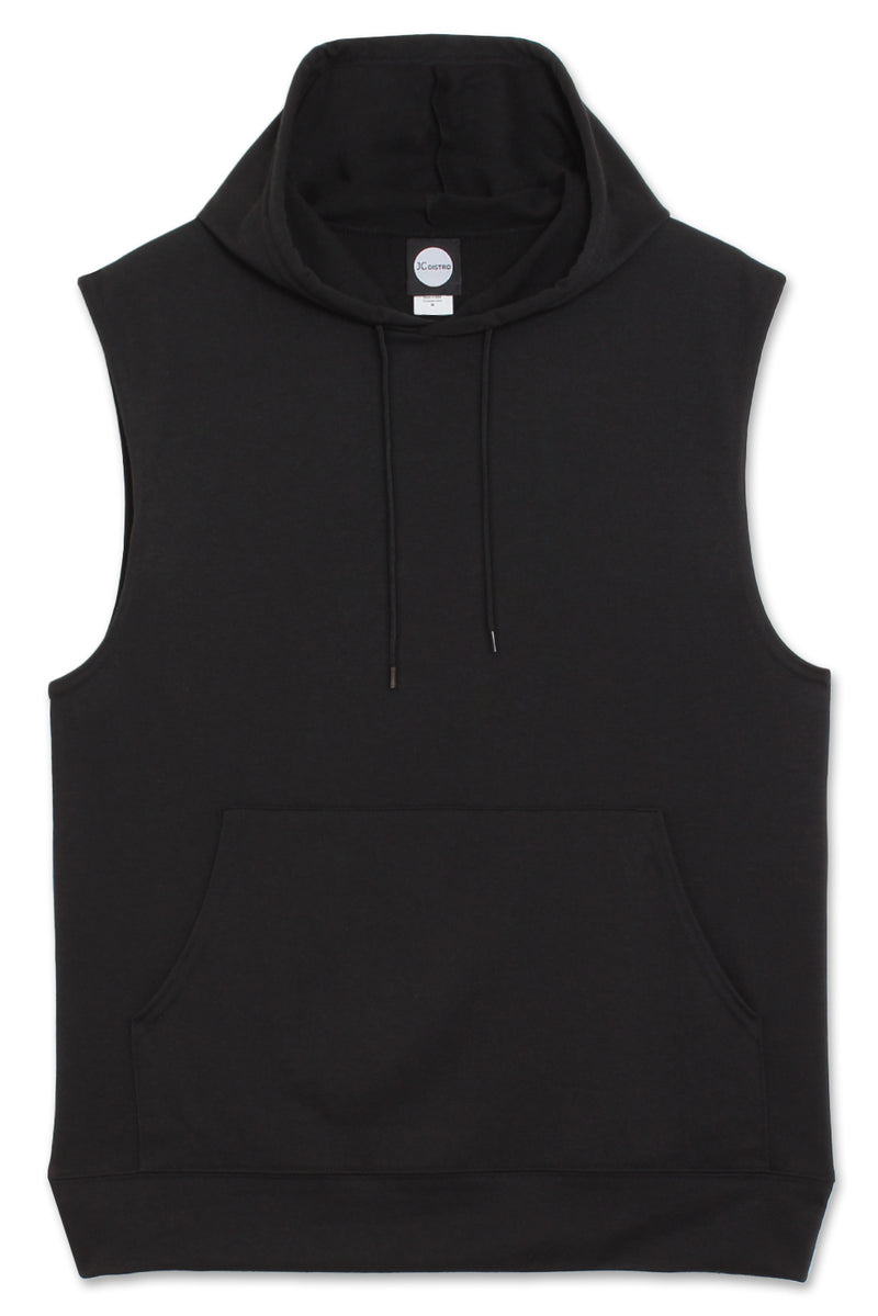 Buy Aixdir Sleeveless Hoodie Men Workout Hooded Tank Top Gym Muscle Shirts  with Pocket, Dark Grey, Medium at