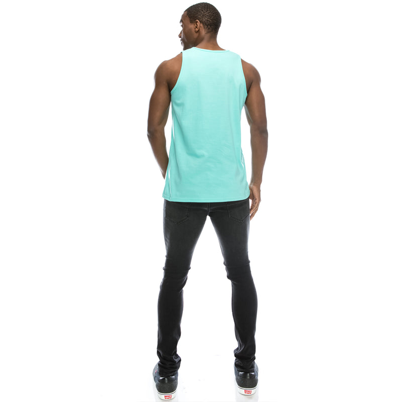 Basic Solid Jersey Tank Top (Mint)