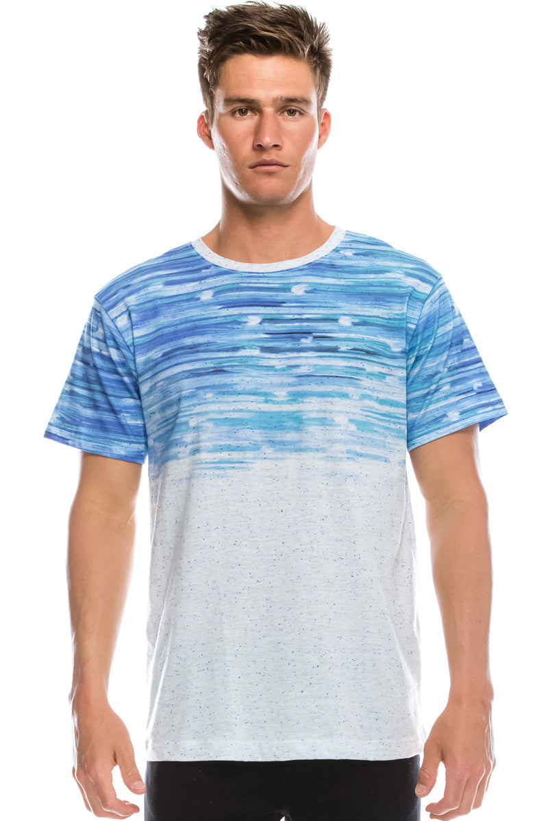Blue Sea Ripple T-Shirt