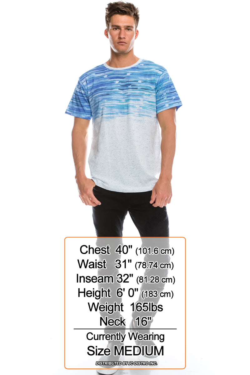 Blue Sea Ripple T-Shirt