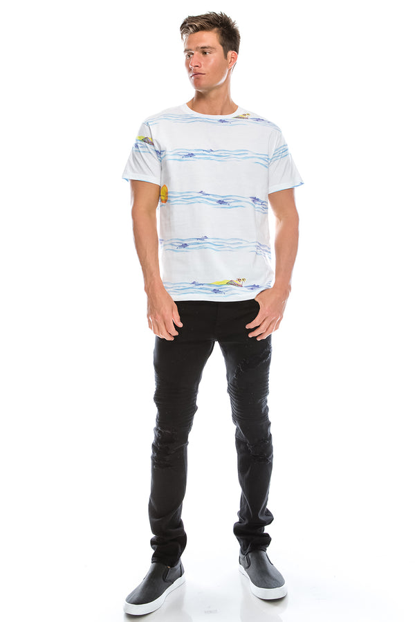 Water Colored Beach T-Shirt